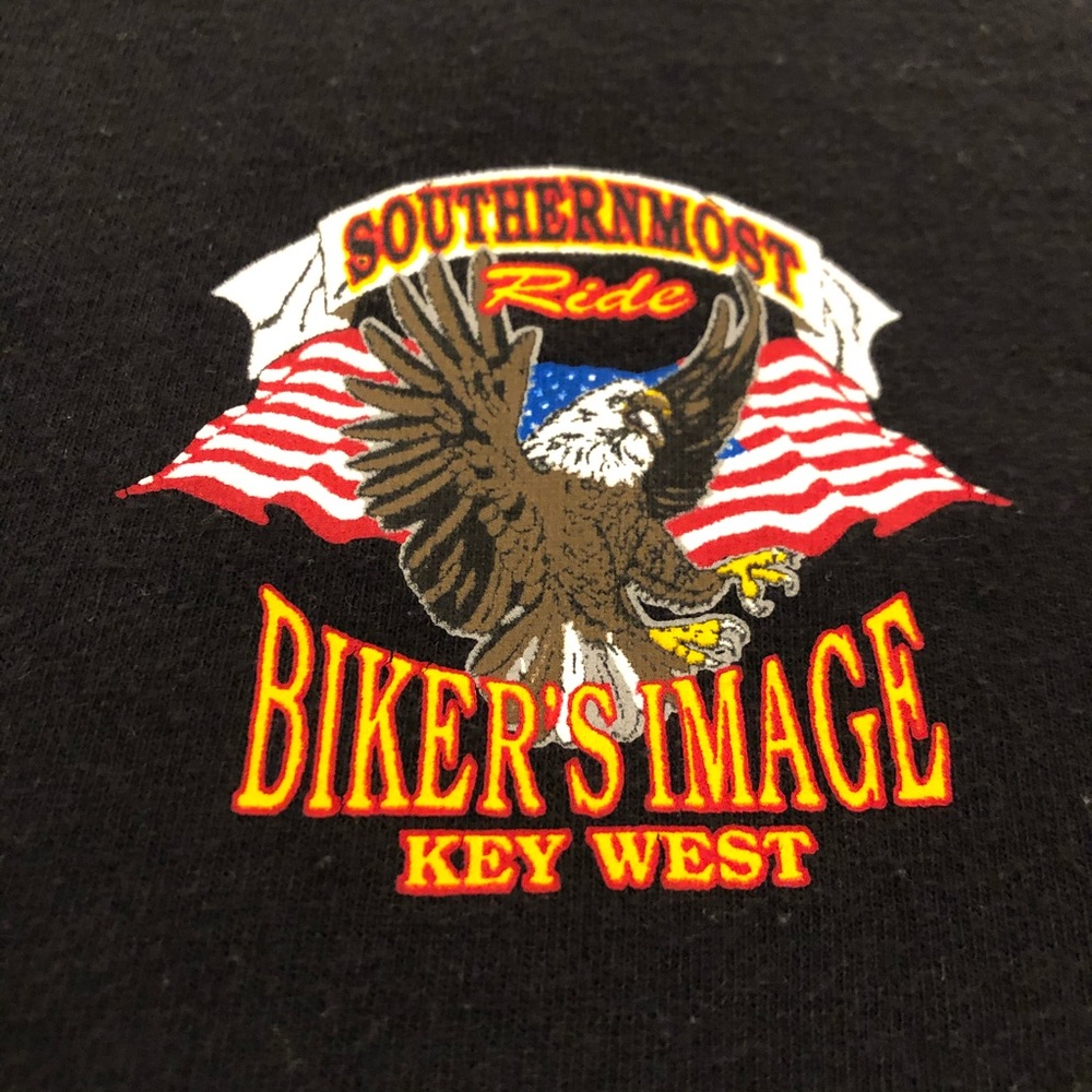 SOUTHERNMOST RIDE Motorcycle T-Shirt Size XL